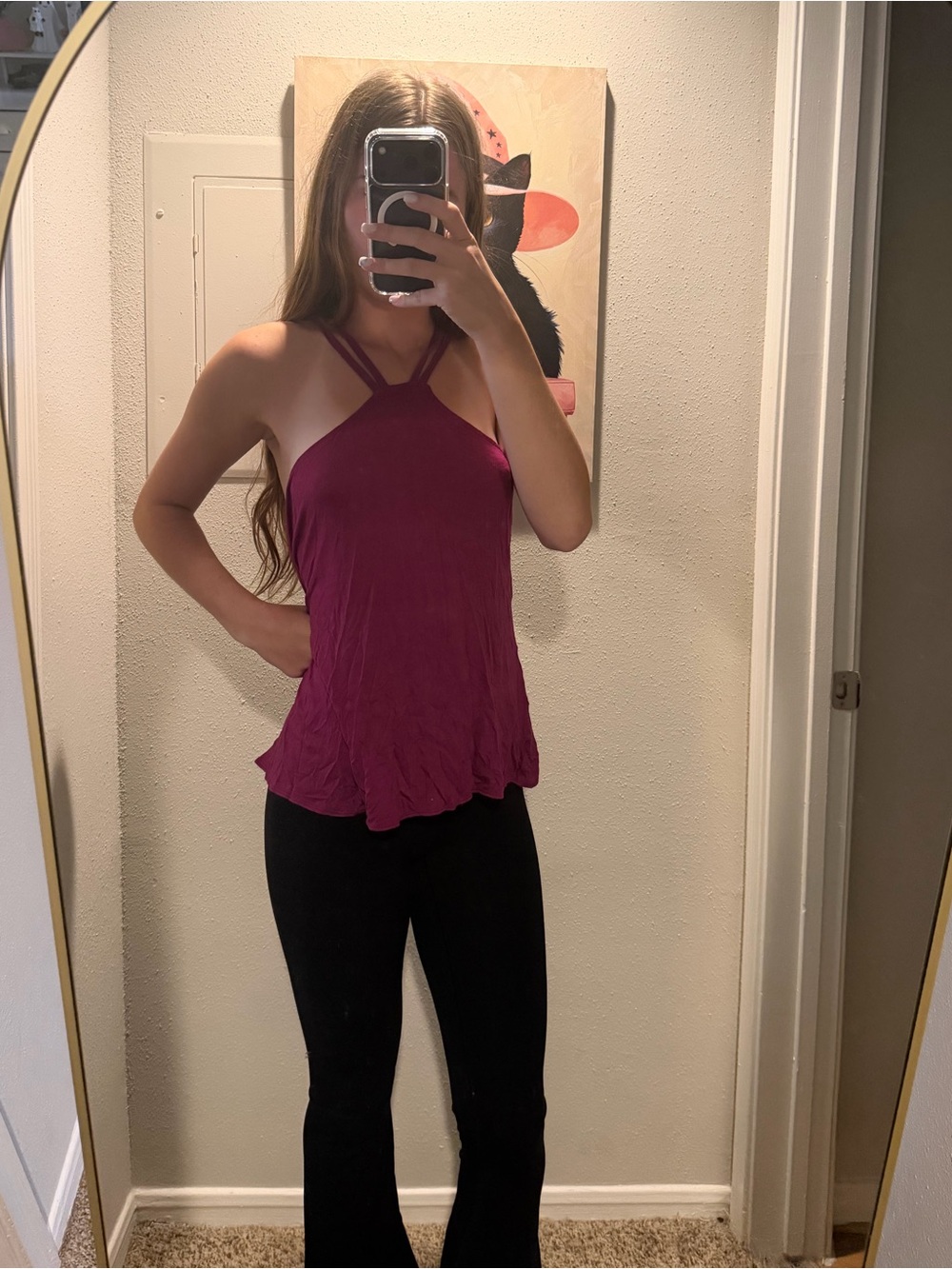 Mouchette Purple Tank Top